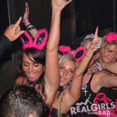 Girls in Bunny Ears on a Night Out
