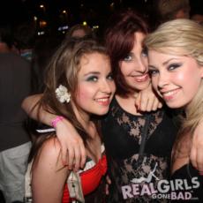 Pretty British Girls Getting Drunk in a Club