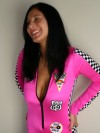 Tight Pink Racing Outfit - Nonnude Amanda