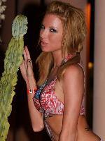 Girl Having Fun with a Cactus on Cam