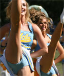 Cheerleaders Dancing Outdoors and in their Bedrooms