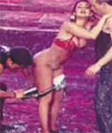 A Dancer has her Shorts and Panties Pulled Down On Stage as a Prank