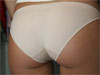 Shy Nicole in her Cute White Panties