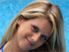 Nikki the Cute Swimsuit Blonde