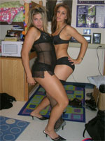 Non Nude Party Girls in their Dorm