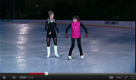 Elisabeth-Hasselbeck-6 Sexy TV Presenter Elisabeth Hasselbeck learning to Ice Skate