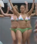 Belgium Bikini Beauties Dancing at a Car Show