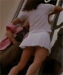 VIDEO: Courtney Cox Upskirt Fun