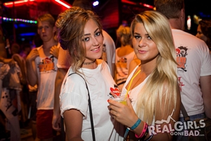 Cute British party girls in Ayia Napa
