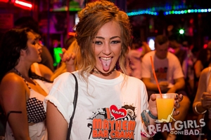 Party girls having fun