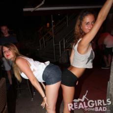 Girls dancing and bending