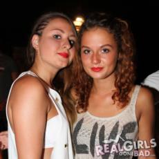 Two cuties wearing lipstick