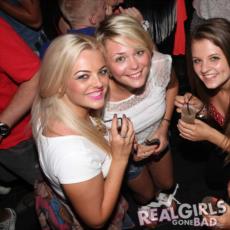 It's amazing when girls this cute show up in the bar