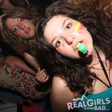 British girls raving to the music
