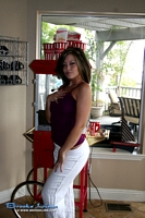 Brooke has a brand new popcorn machine