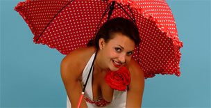 Classy Amiee - The Wind Blows her Clothes Off