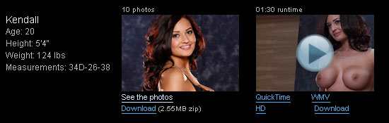Kendall - Playboy Casting Calls