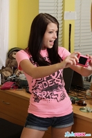 She's an NN girl but sometimes dares to strip to her underwear