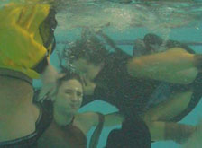 Swimming Pool - Water Fight (with upskirts)