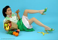 Oops - Banana Skin Slip & Strip Tease