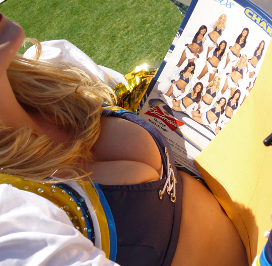 Signing the Cheerleader Page