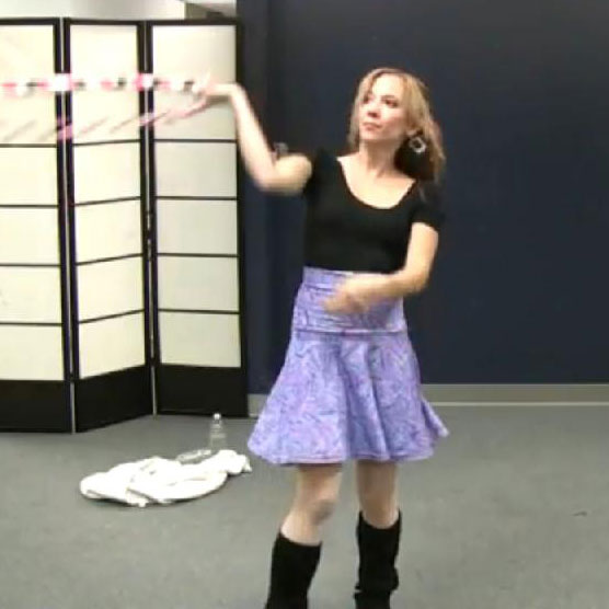 Cute Hula Hoop Girl Amy