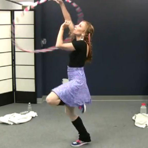 Professional Hula Hoop Girl