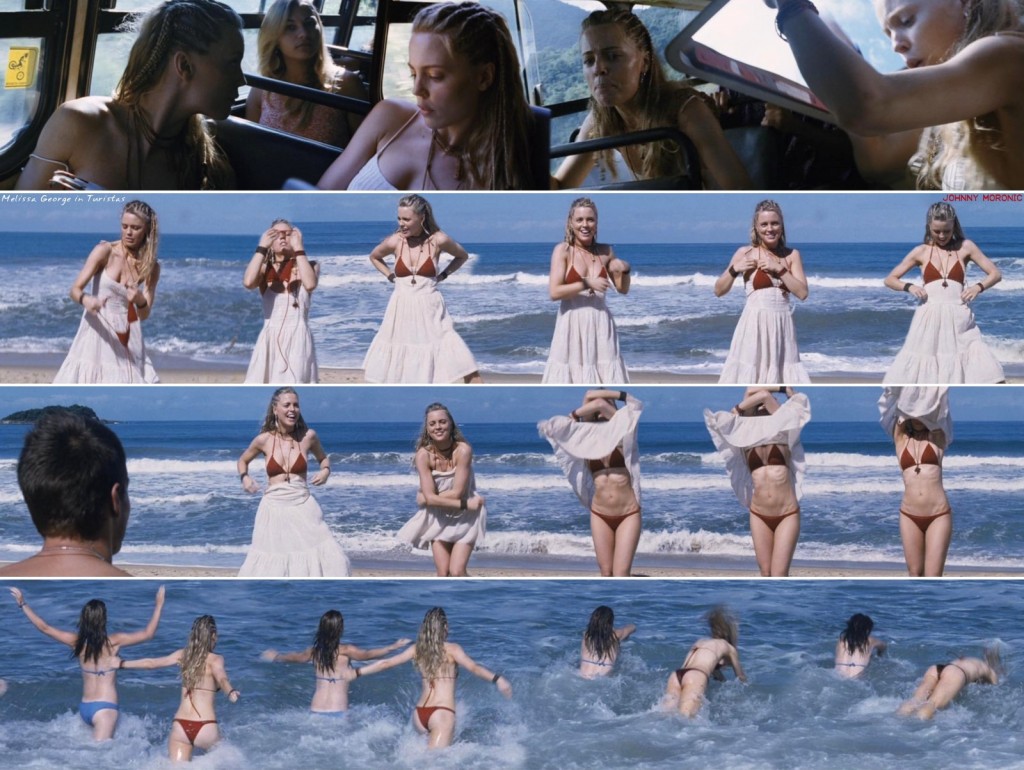 Melissa Stripping Down to her Bikini