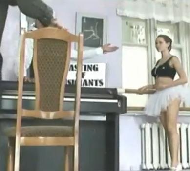 Funny Ballet Dancer Upskirt