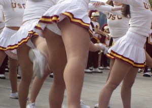 Cheerleader Upskirt Fun