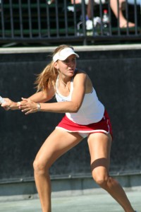 Tennis Upskirt Fun - White Panty