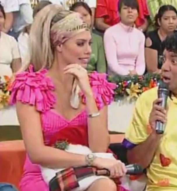 She thinks it's very funny that she had her panties pulled down on stage