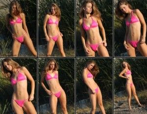 cameltoe_bikini_1 Katie - Tight Pink Bikini Cameltoe Gallery