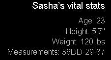 Sasha was only 23