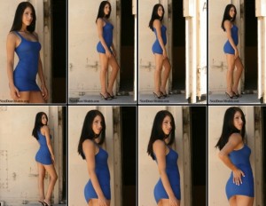 Cassie Gallery - Short Blue Dress