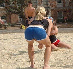 volleyball_girls_1 Beach Volleyball Girl in Shorts