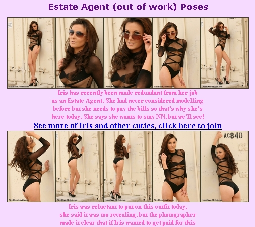 Out of Work Estate Agent Poses