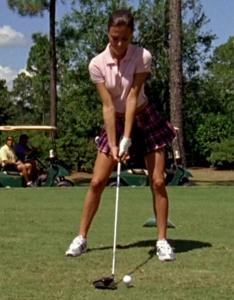Sexy Jana Kramer Playing Golf