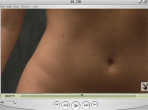 The Camera is about to Zoom past her Naughty Parts, this is 2 seconds before