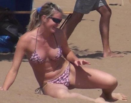 Beach Volleyball Bikini Candid