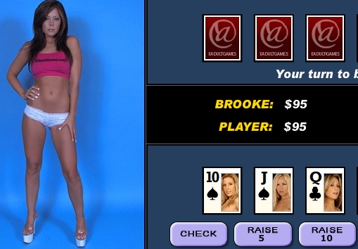 Video Strip Poker with Brooke Lima