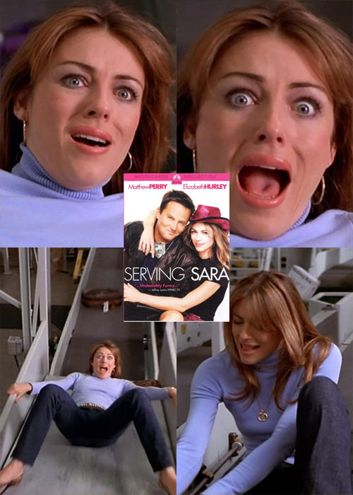 Serving Sara - Liz Hurley (Embarrassed)