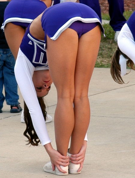 Cheerleader Up Skirt