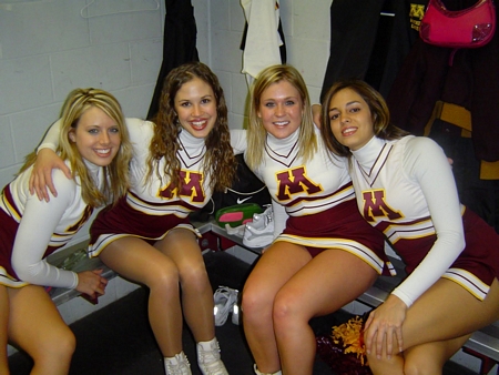 Inside the Cheerleader's Changing Room