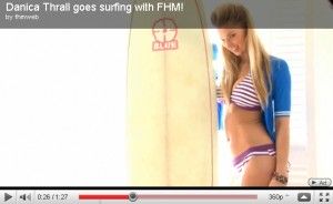 Danica Thrall at FHM.com