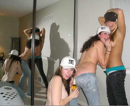 Drunk Girls Partying