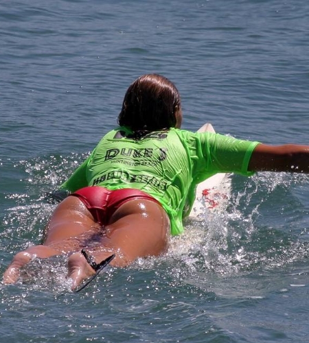 Candid Surfer Girl