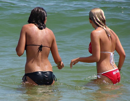 Two Bikini Girls