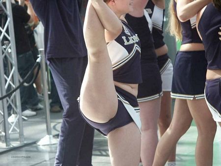 High Kicking Cheerleader Upskirt