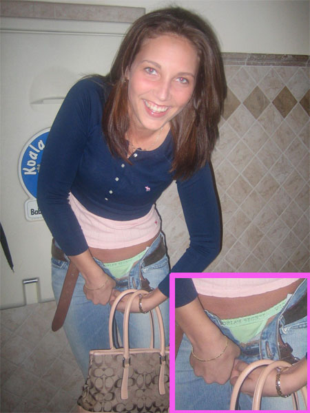 euf_zipper_down_4 EUF - Jeans Unzipped reveal Green Panties